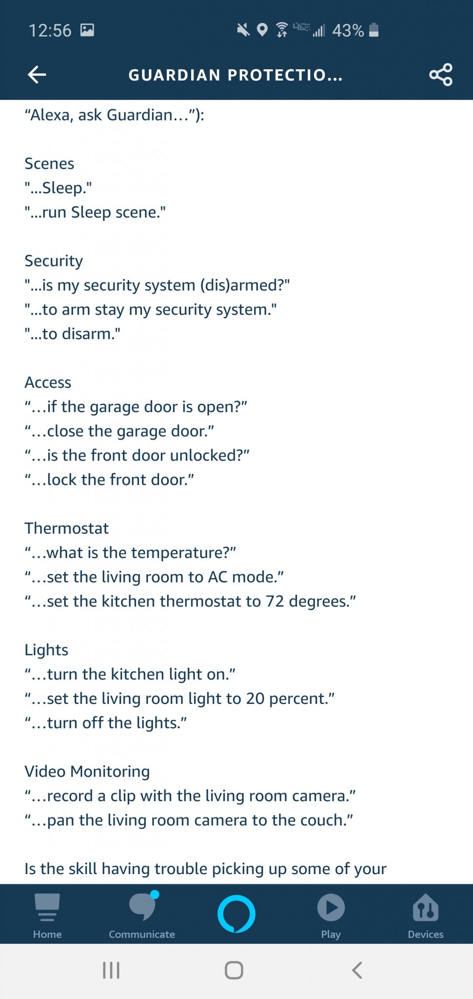 Control Your Guardian System With Alexa Guardian Protection